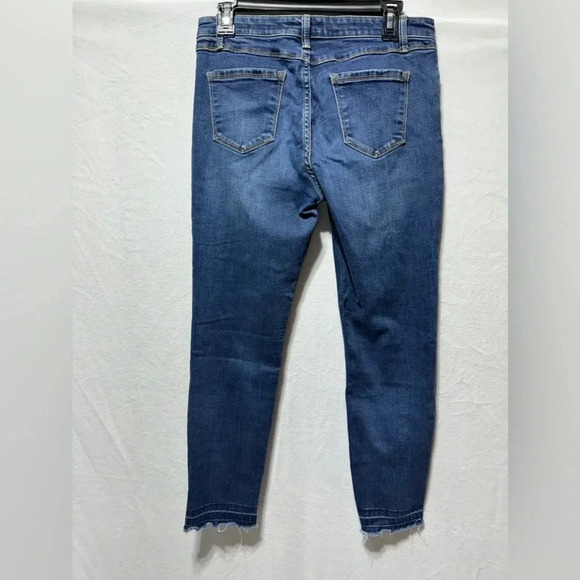 Buffalo David Bitton Jess Rip & Repair Mid Rise Skinny Jeans Size 6/28 - Picture 9 of 10